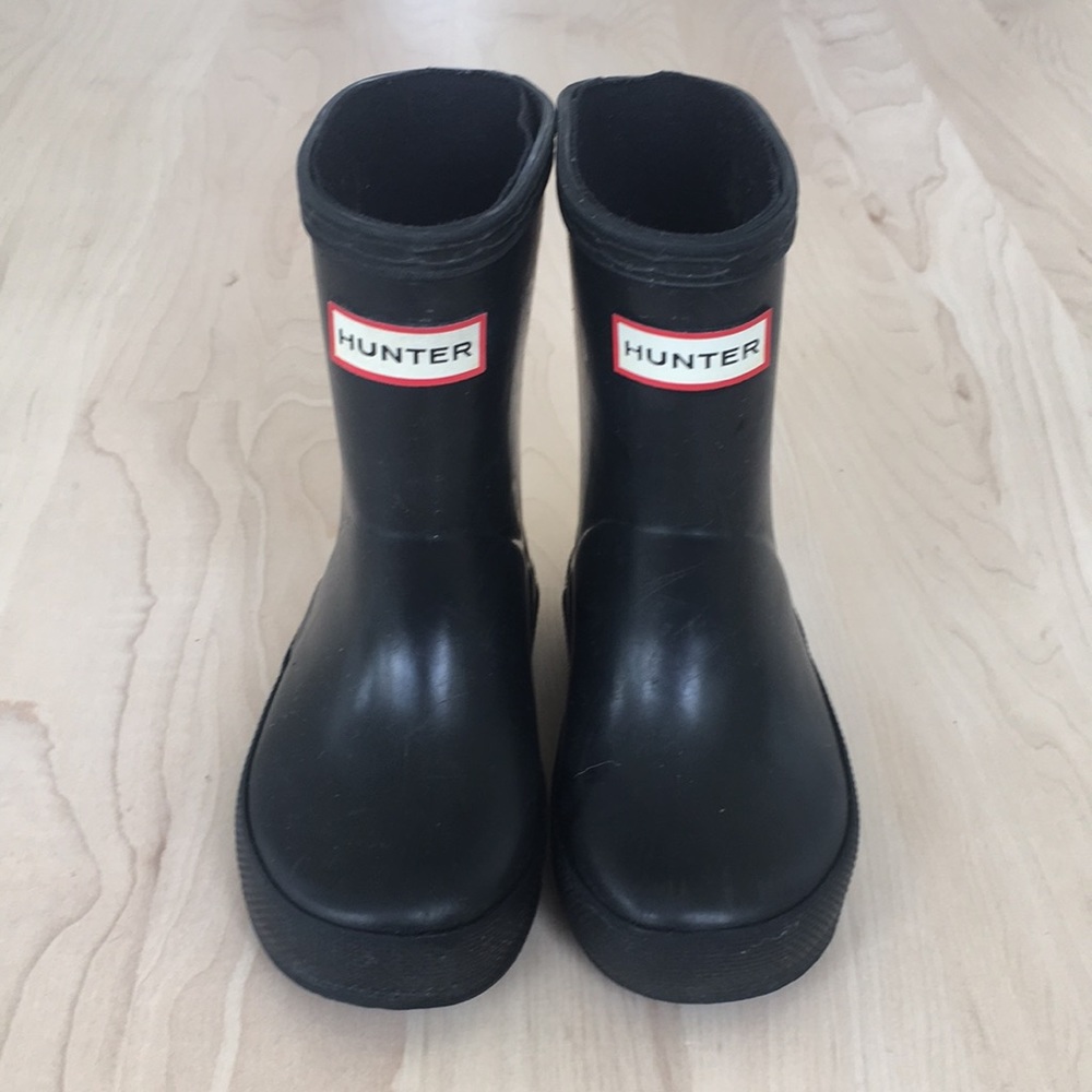 Hunter Boots - Black - Great Condition - Size 5